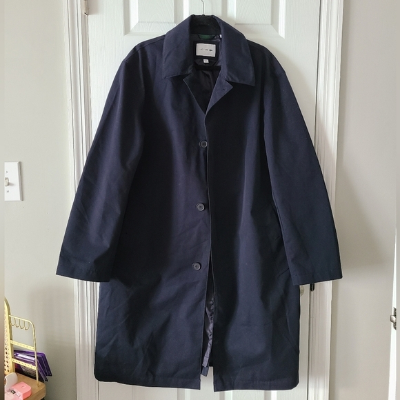 Lacoste Other - Lacoste Water Repelant Trench Coat